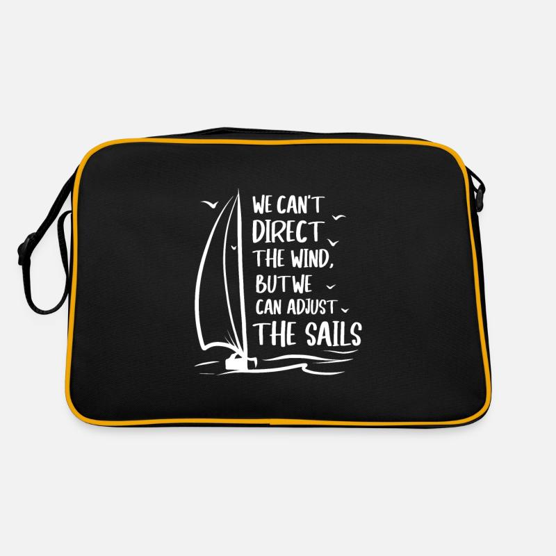 Seglen Segelboot Segler Retro Tasche