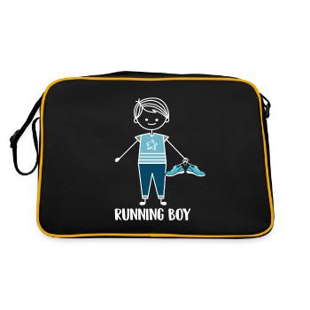 Jogging Running Running Coureurs - Sac Retro - noir/or - Dos