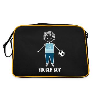 Football Football - Sac Retro - noir/or - Dos