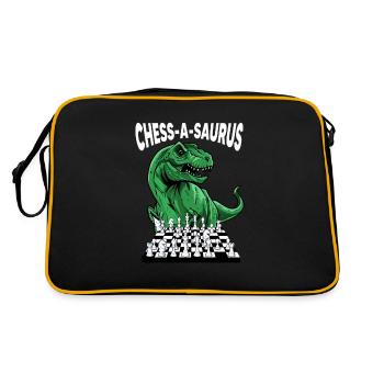 Pièce d’échecs - Sac Retro - noir/or - Dos