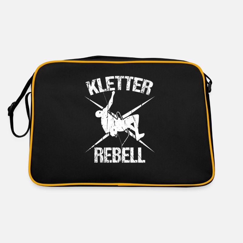 Klettern Bergsport Kletterer Retro Tasche
