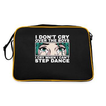 I cry when I can't tap dance girls - Retro Bag - black/gold - Back