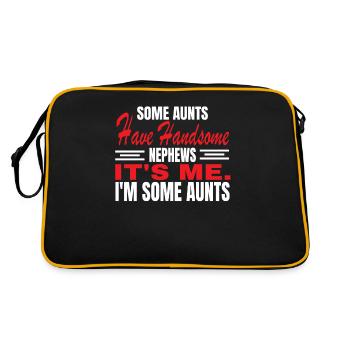 Certaines tantes ont de beaux parents de neveu - Sac Retro - noir/or - Dos