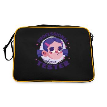 Professional Patience Tester Girl Disgusting - Retro Bag - black/gold - Back