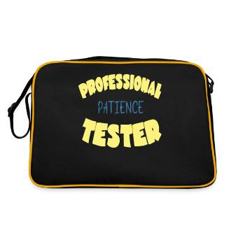 Professional Patience Checker-Boy Disgusting - Retro Bag - black/gold - Back