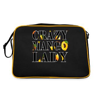 Crazy Mango Lady Fruit préféré Fruit - Sac Retro - noir/or - Dos