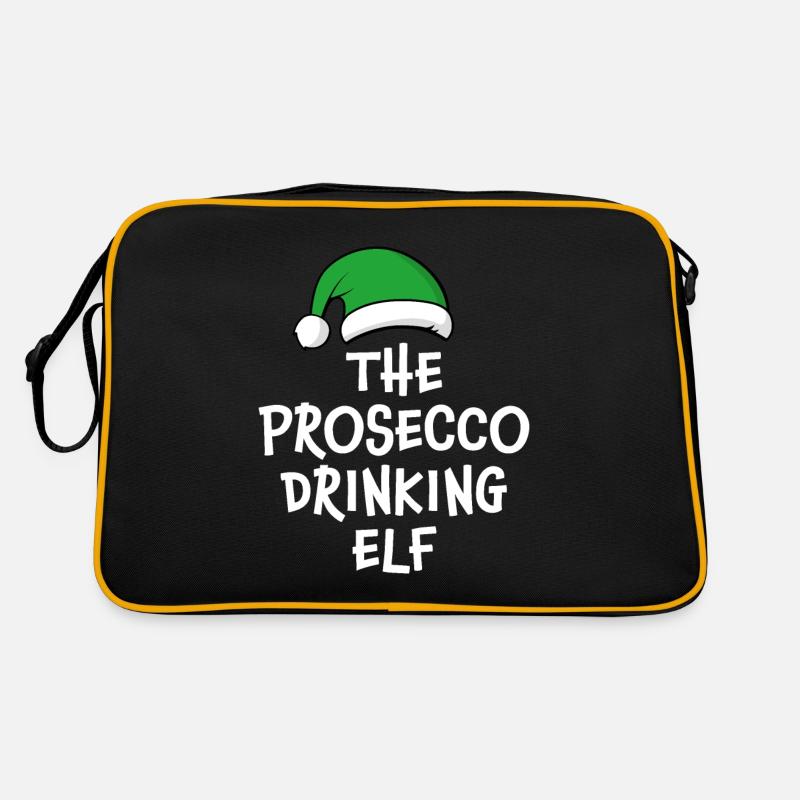 Der Prosecco-Trinkelf Retro Tasche