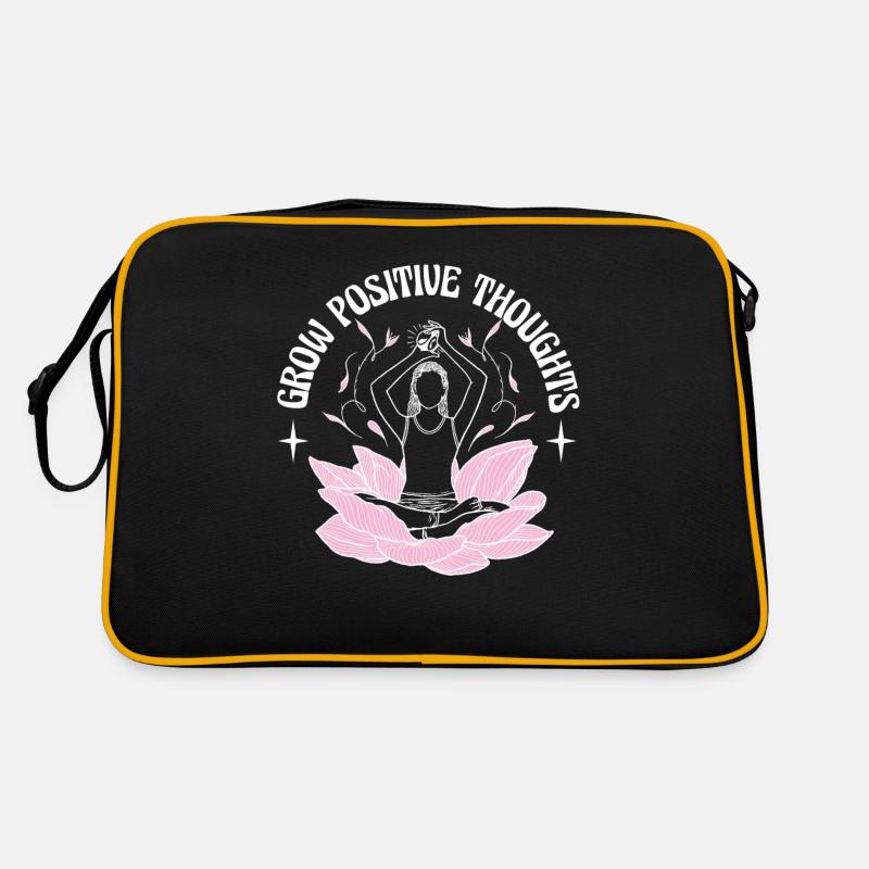 Développer des pensées positives Méditation florale Sac Retro