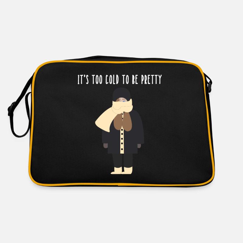 It's too cold to make pretty winters warm clothes Retro Bag