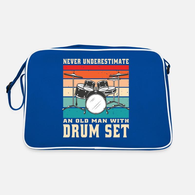 Unterschätzen Sie Niemals Einen Alten Mann Retro Tasche