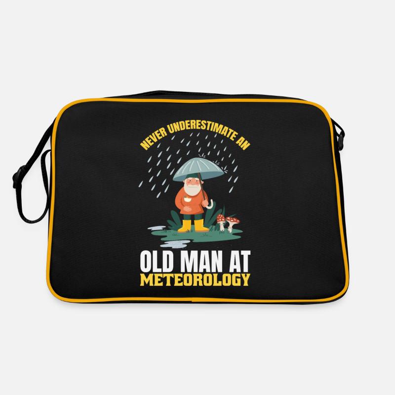 Unterschätzen Sie Niemals Einen Alten Mann Retro Tasche