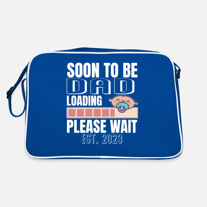 Bald Papa Wird Geladen, Bitte Warten Sie Ca. 2023 Retro Tasche