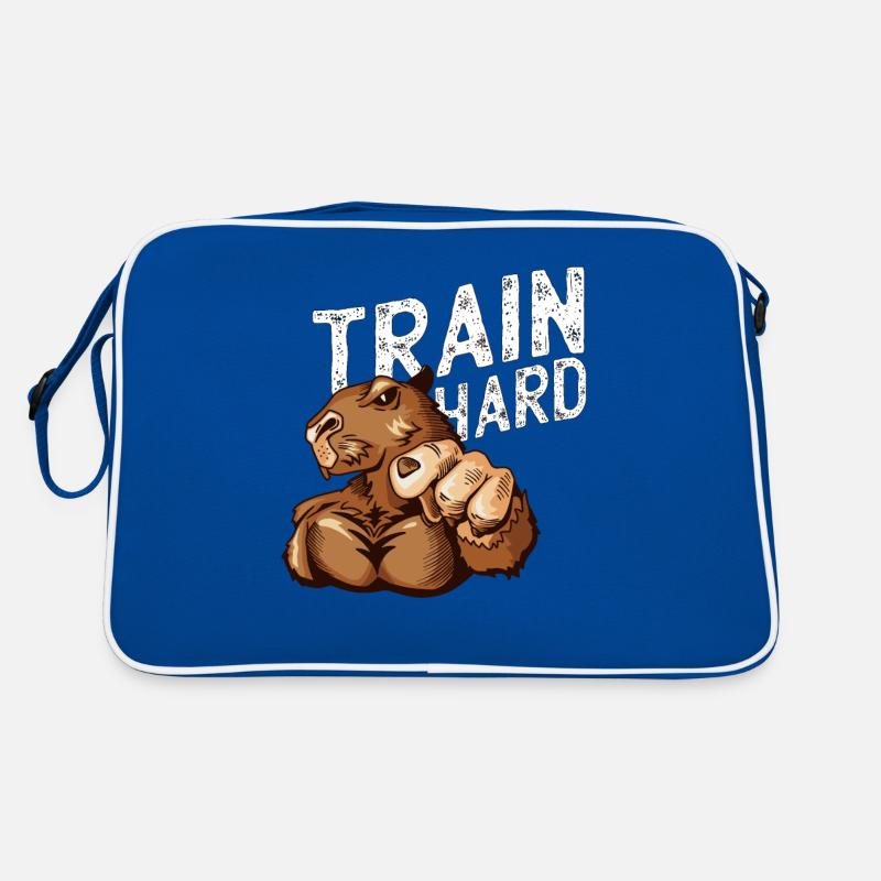 Train Hart Otter Workout Bodybuilder Trainer Retro Bag