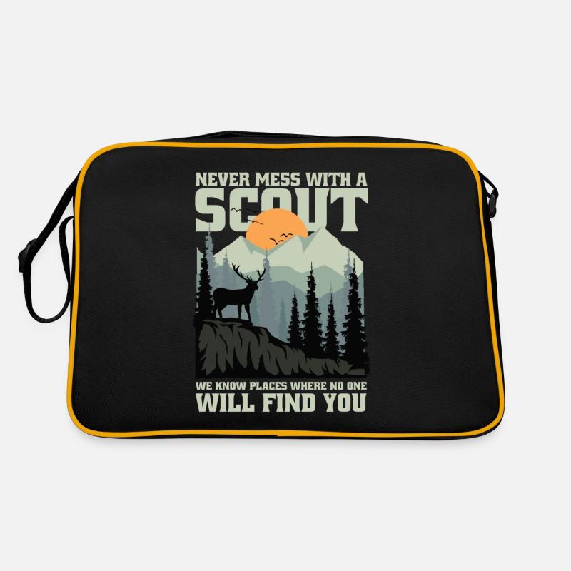 Never mess with a scout Retro Bag