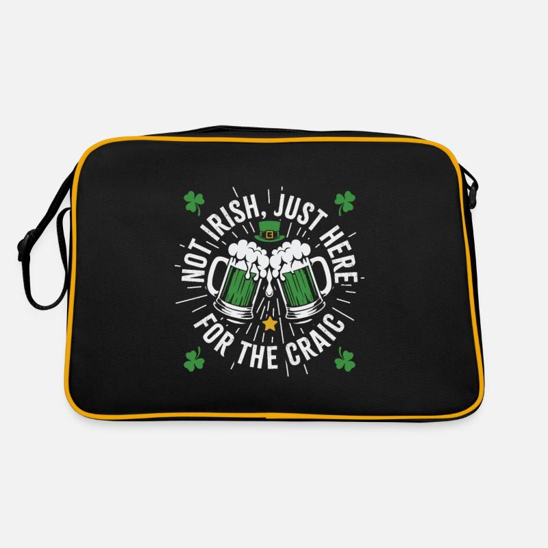 Pas irlandais, juste là pour le craic Sac Retro