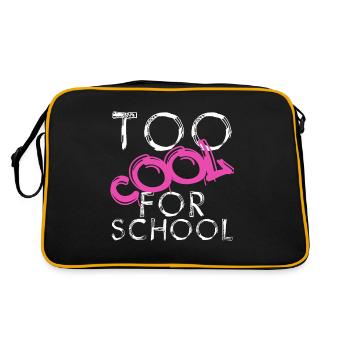 Too Cool For School Girls - Retro Bag - black/gold - Back