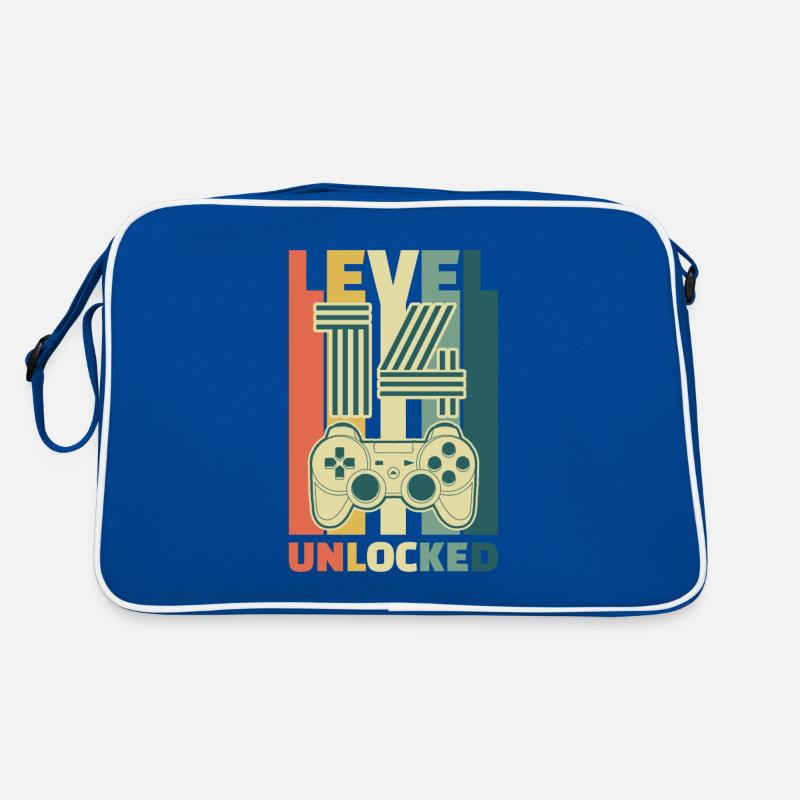 Level 14 Unlocked 14th Birthday Gaming Gift Retro Bag