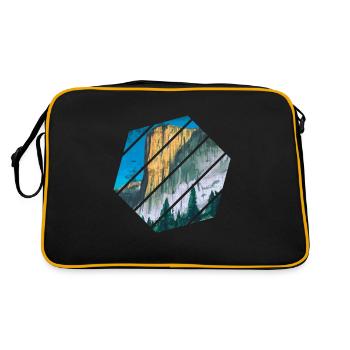 Yosemite Parc National Aventure Retro Cadeau - Sac Retro - noir/or - Dos