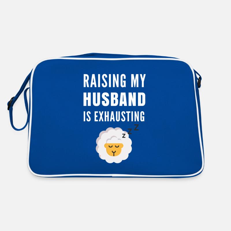 Lustiges Pärchen - Ehemann Erziehen Retro Tasche