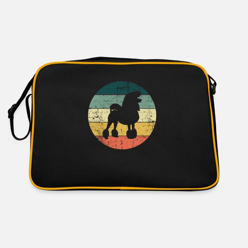 Poodle dog lover Retro vintage Gift idea Retro Tasche