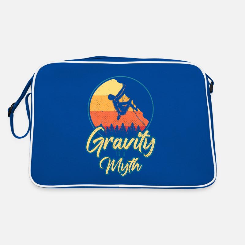 La gravité est un mythe Escalade de bloc Sac Retro