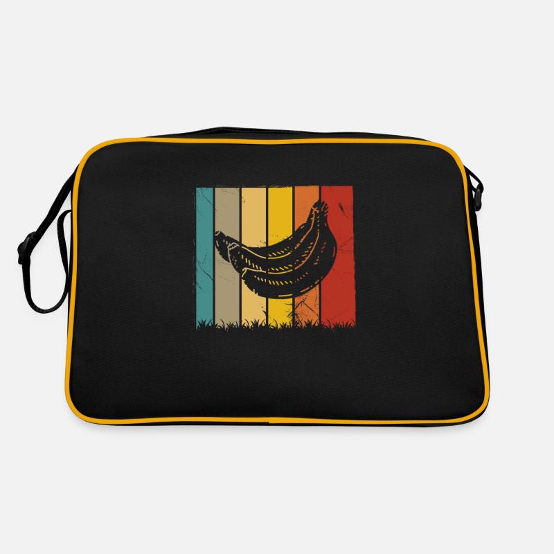 Banana Vegan Lover Retro Veggie Fruit Gift idea Retro Tasche