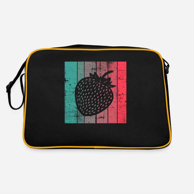 Strawberry Fruit Lover Retro Healthy Gift idea Retro Tasche