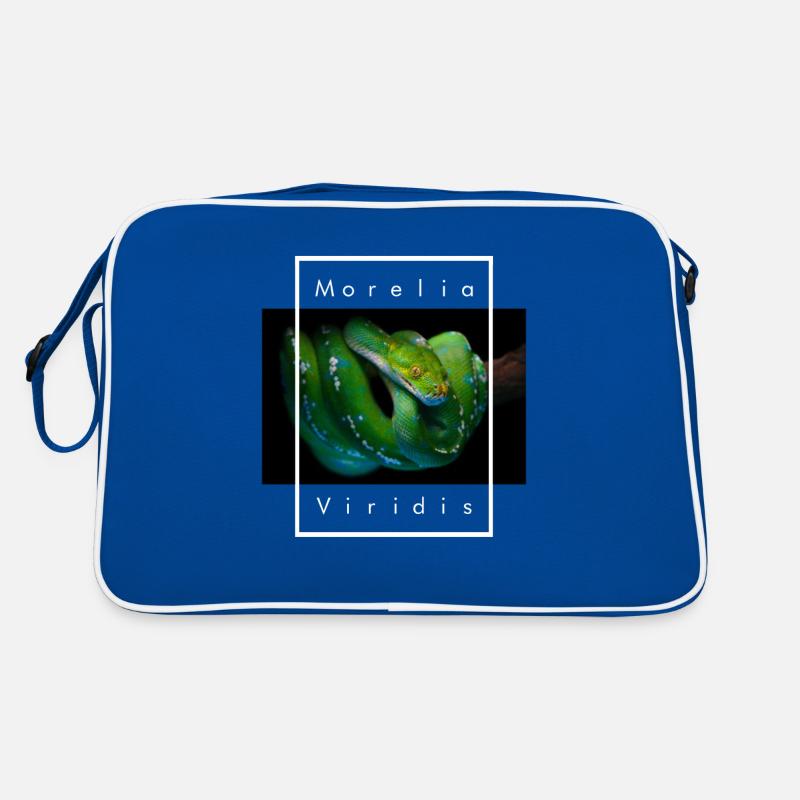 Morelia Viridis Grüner Baum Python Schlangenhalter Retro Tasche