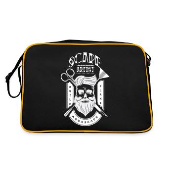 Aquascaper Retro Aquarium Fish Keeper Aquascape - Retro Bag - black/gold - Back