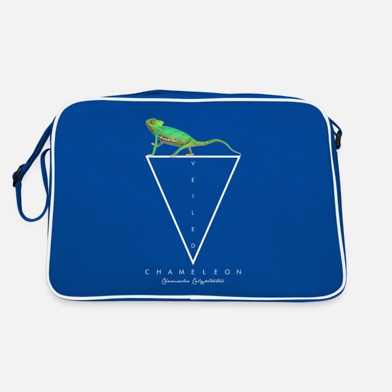 Veiled Chameleon Geometric Reptile Keeper Retro Bag