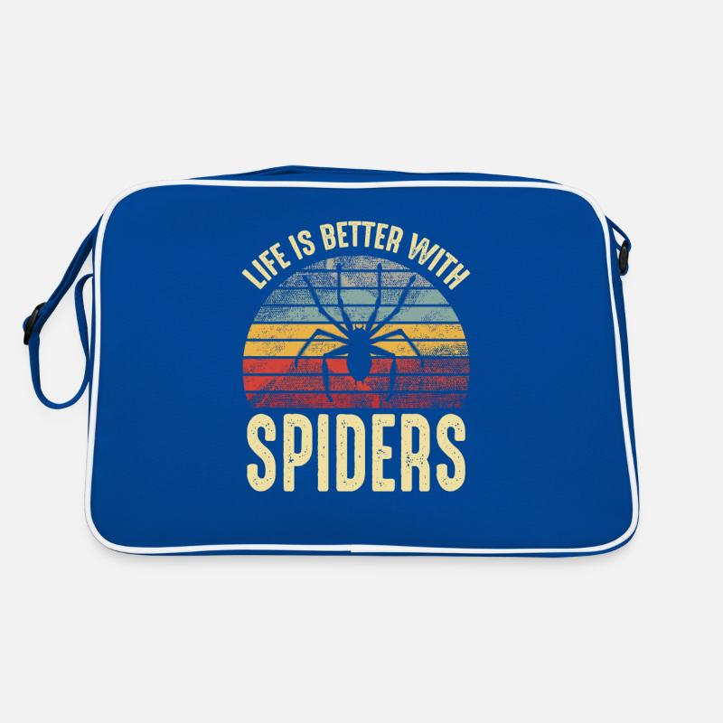 Life Is Better With Spiders Spider owner Retro Bag