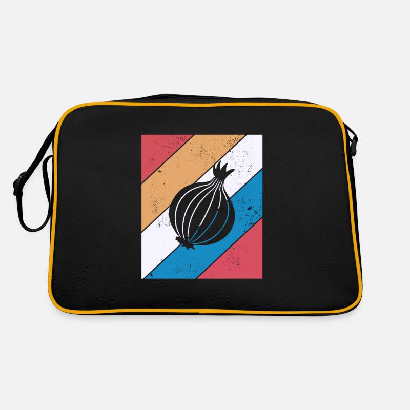 Oignon Lover Retro Vegetables Vegan Idée cadeau Sac Retro