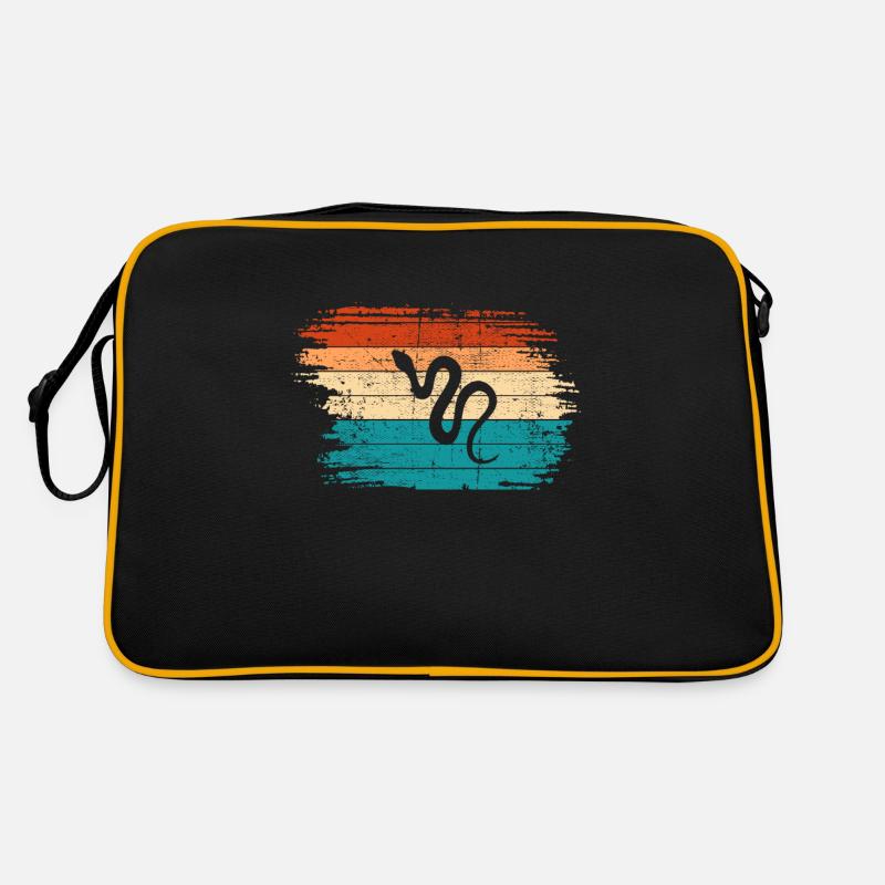 Snake Retro Reptile Python Gift idea Retro Tasche