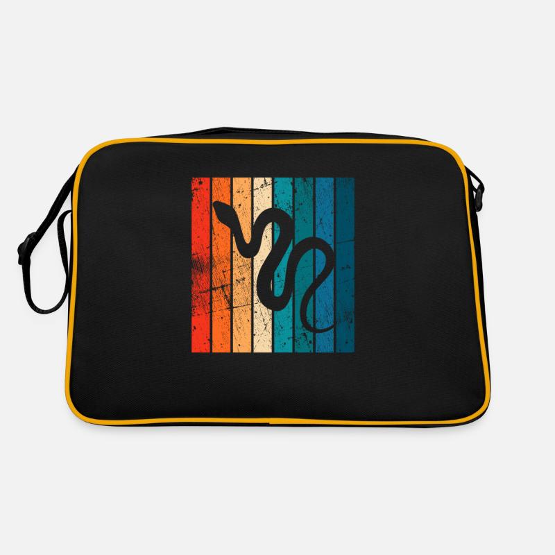 Snake Retro Reptile Python Gift idea Retro Tasche