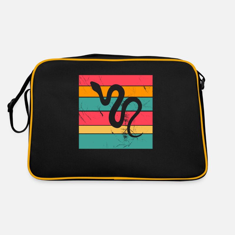 Snake Retro Reptile Python Gift idea Retro Bag