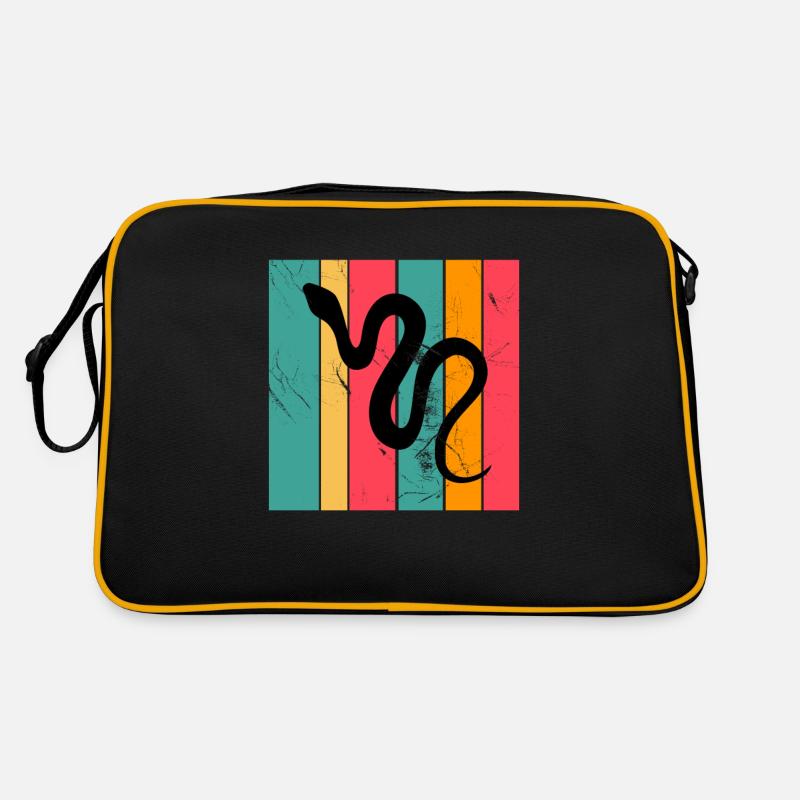 Snake Retro Reptile Python Gift idea Retro Tasche