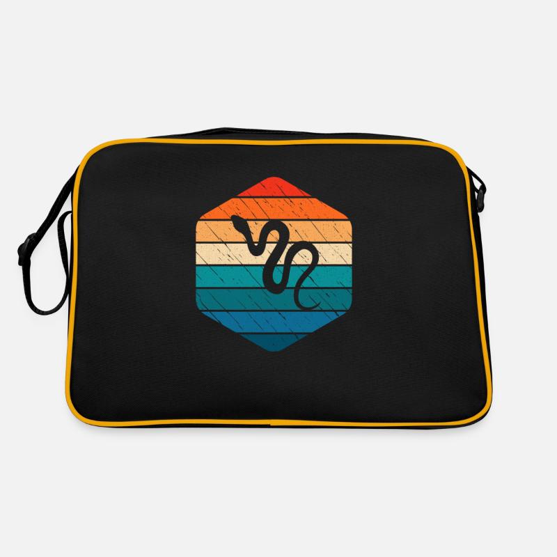 Snake Retro Reptile Python Gift idea Retro Bag