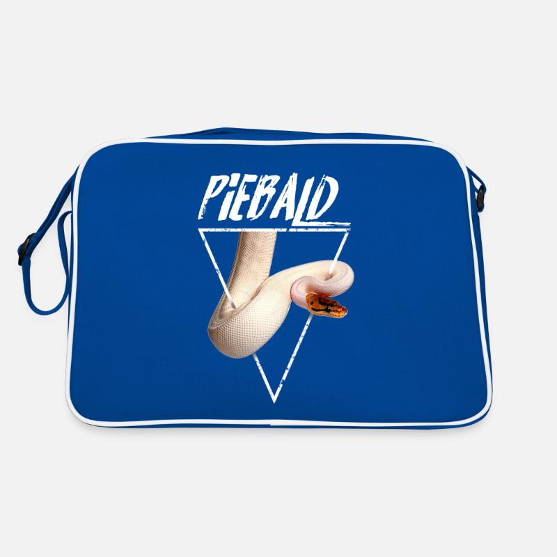 Piebald Ball Python Reptilienpfleger Retro Tasche