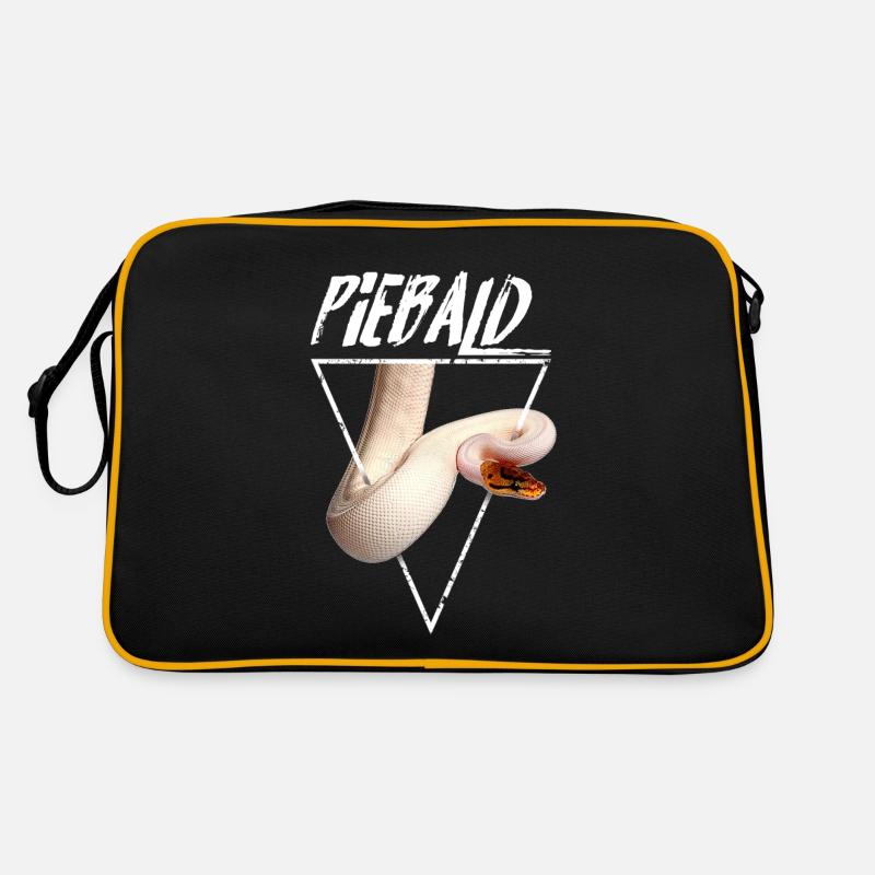Piebald Ball Python Reptilienpfleger Retro Tasche