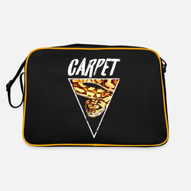 Tapis Python Propriétaire Gardien de reptiles Sac Retro