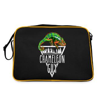 Ce caméléon Guy Panther Caméléon - Sac Retro - noir/or - Dos