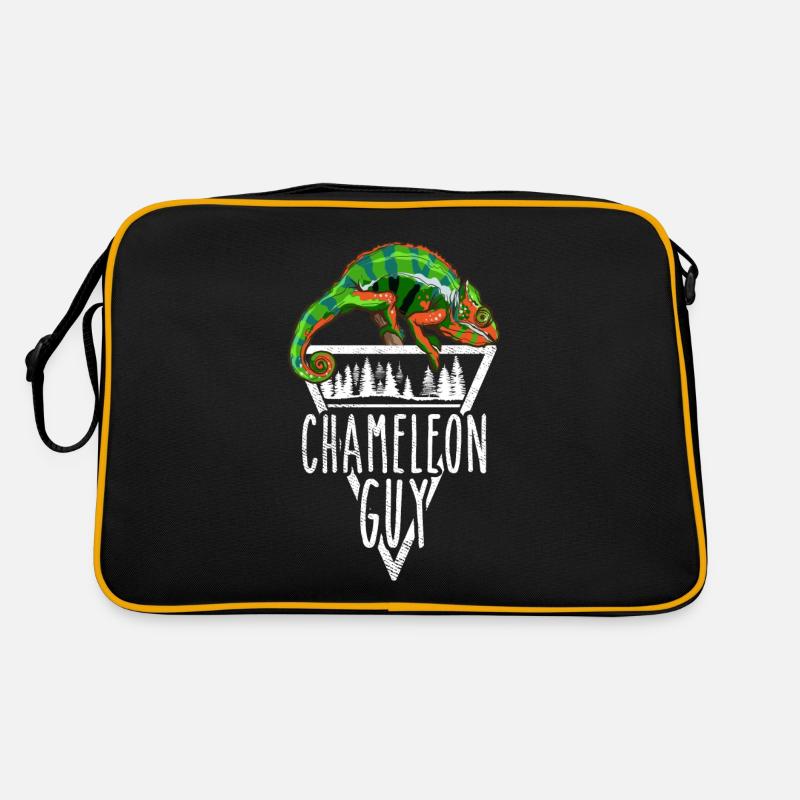 Ce caméléon Guy Panther Caméléon Sac Retro