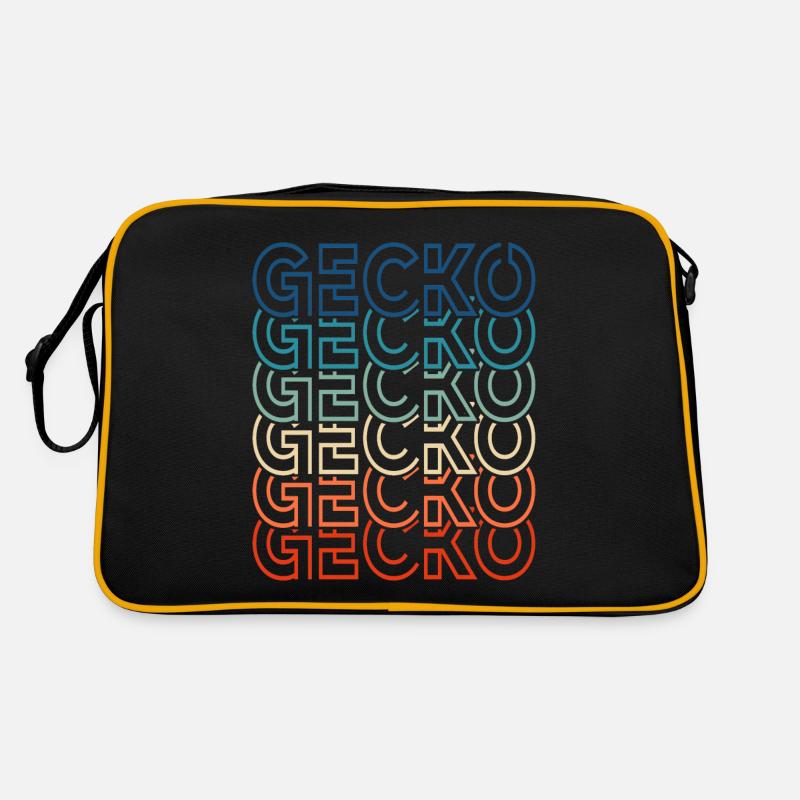 Vintage Reptile 80s Retro Gecko Text Lizard Owner Retro Bag