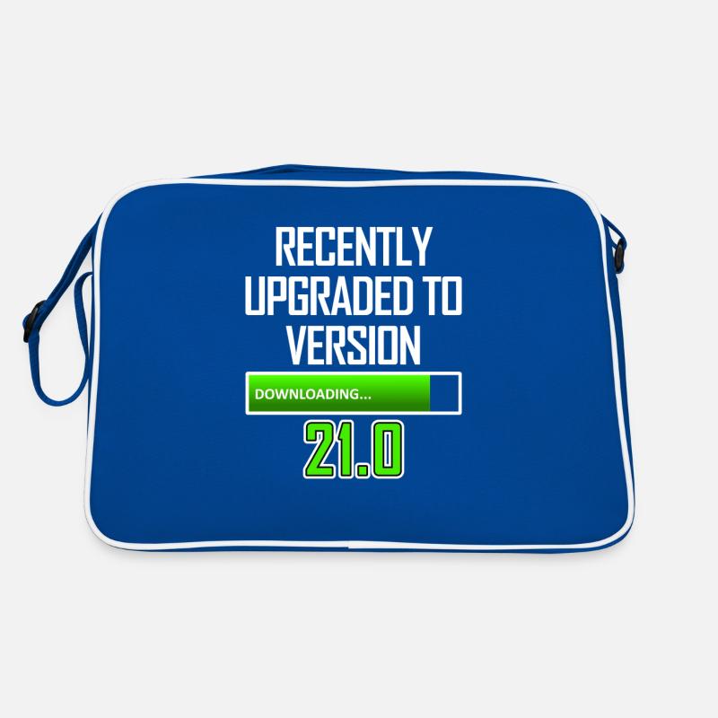 Travailleur informatique 21e anniversaire PC Gaming Sac Retro
