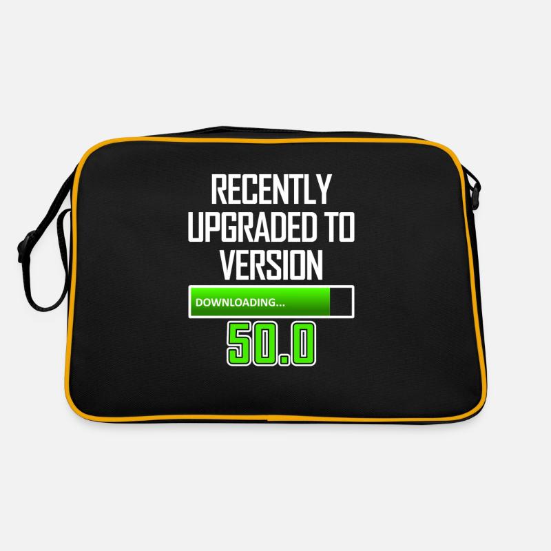 IT-Mitarbeiter 50. Geburtstag PC-Gaming Retro Tasche