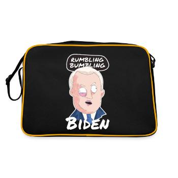 Grondant Bumbling Joe Biden - Sac Retro - noir/or - Dos