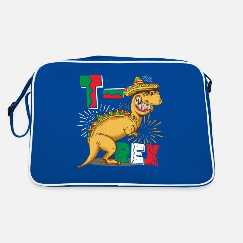T Mex Tacosaurus T Rex Taco Cinco de Mayo Dinosaure Sac Retro
