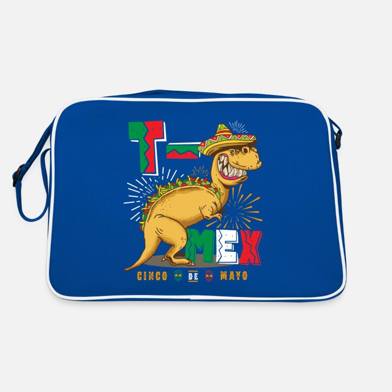 Tacosaurus T Rex Taco Cinco de Mayo Dinosaure Sac Retro