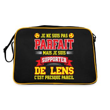Supporter Football Lens Foot Fier Lensois - Sac Retro - noir/or - Dos