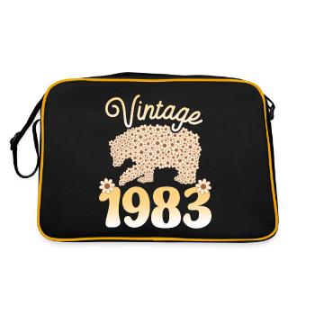 Birthday Party 1983 Woman 40 Years Anniversary - Retro Bag - black/gold - Back